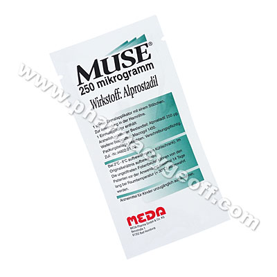 MUSE (Alprostadil) - 250mcg (6 x 1 suppository) :: Erectile ...