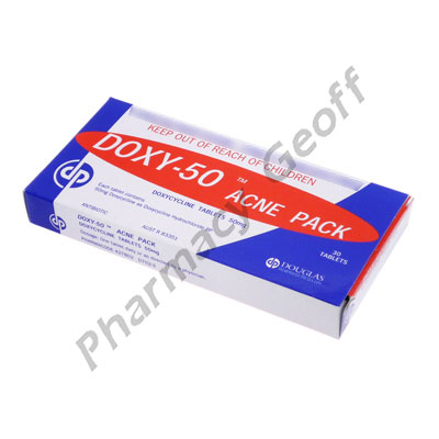 Doxy-50 Acne Pack (Doxycycline) - 50mg (30 Tablets) 