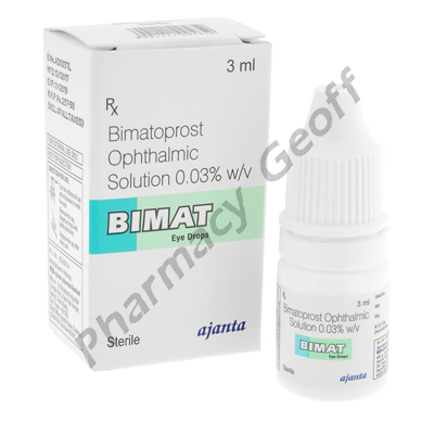 Bimat Eye Drops (Bimatoprost 0.3%) - 3mL 