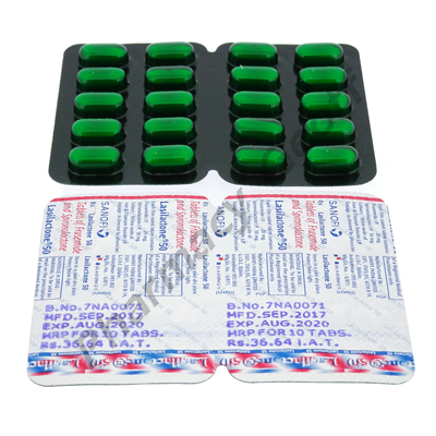 Lasilactone 50 (Frusemide/Spironolactone) - 20mg/50mg (10 Tablet) 3