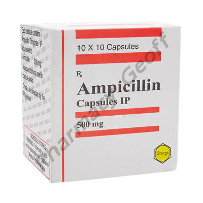 Ampicillin (Ampicillin) - 500mg (10 Capsules) 1