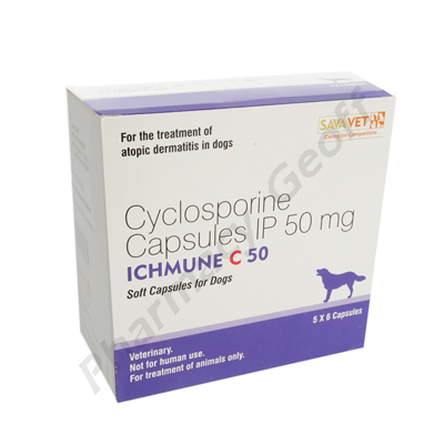 Ichmune (Cyclosporin USP) - 50mg (30 Soft Capsules)