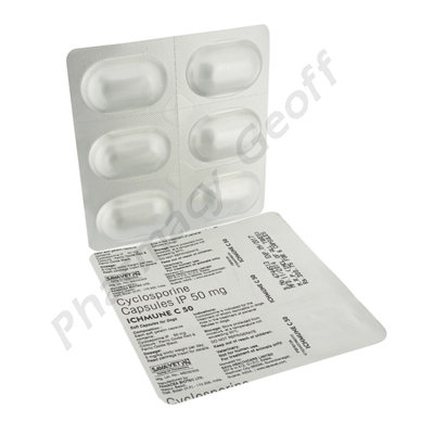 Ichmune (Cyclosporin USP) - 50mg (30 Soft Capsules)