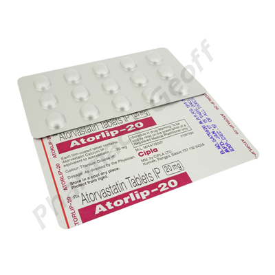 Atorlip (Atorvastatin Calcium) - 20mg (15 Tablets)