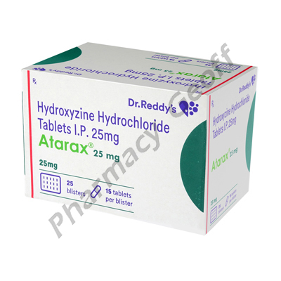 Atarax (Hydroxyzine Hydrochloride) - 25mg (15 Tablets)