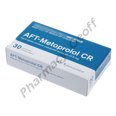 AFT-Metoprolol CR (Metoprolol Succinate) - 47.5mg (30 Tablets) 
