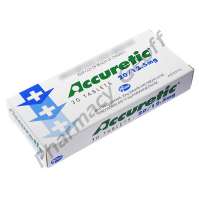 Accuretic (Quinapril Hydrochloride) - 20mg/12.5mg (30 Tablets) 