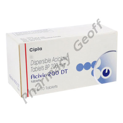 Acivir (Acyclovir) - 200mg (10 Tablets)