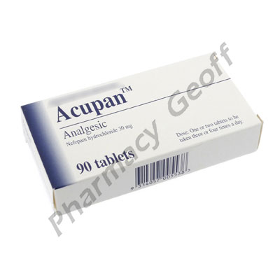 Acupan (Nefopam Hydrochloride) - 30mg (90 Tablets) 