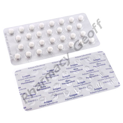 Acupan (Nefopam Hydrochloride) - 30mg (90 Tablets)