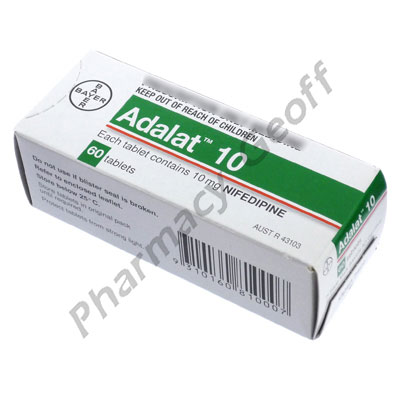 Adalat (Nifedipine) - 10mg (60 Tablets) 