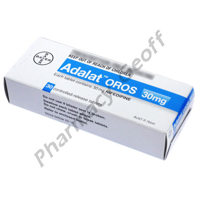 PROCARDIA XL (ADALAT OROS) - 30MG (30 TABLETS) 