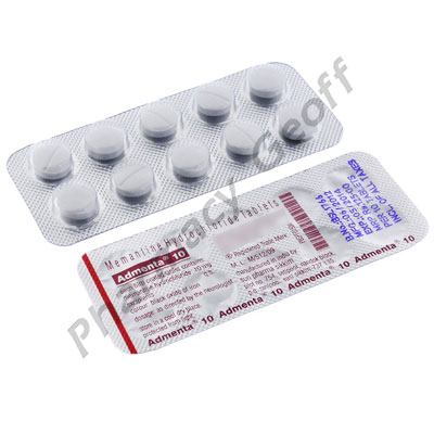 Admenta 10 (Memantine Hydrochloride) - 10mg (10 Tablets) 