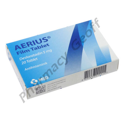 Aerius (Desloratadine) - 5mg (20 Tablets)