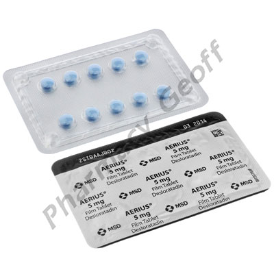 Aerius (Desloratadine) - 5mg (20 Tablets)