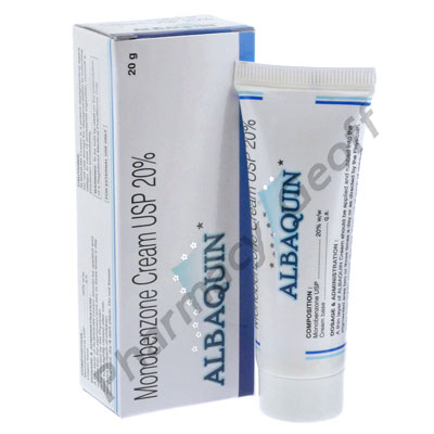 Albaquin Cream (Monobenzone USP) - 20% (20g) 