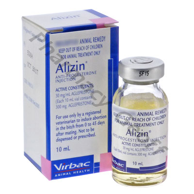Alizin Solution For Injection (Aglepristone) - 30mg/mL (10mL)