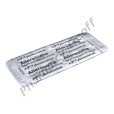 Allersoothe (Promethazine Hydrochloride) - 10mg (50 Tablets) 