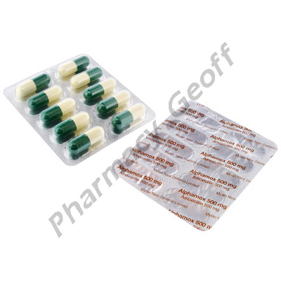 Alphamox (Amoxicillin) - 500mg (500 Capsules) 