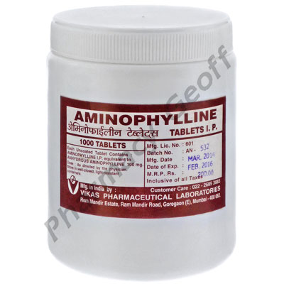 Aminophylline (Aminophylline) - 100mg (1000 Tablets) 