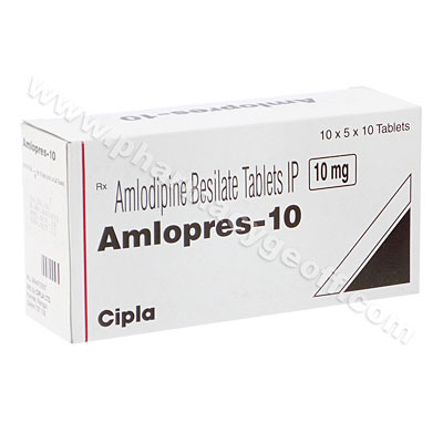 AMLOPRES (GENERIC NORVASC) - 10MG (10 TABLETS) 