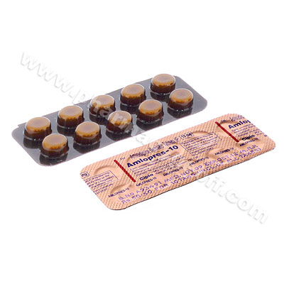 AMLOPRES (GENERIC NORVASC) - 10MG (10 TABLETS) 