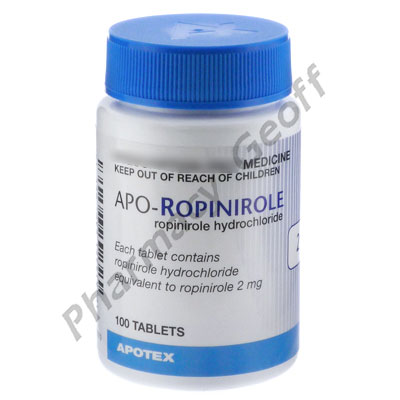 Apo-Ropinirole (Ropinirole Hydrochloride) - 2mg (100 Tablets) 