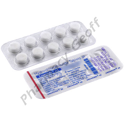quazide-25 (Hydrochlorothiazide) - 25mg (10 Tablets) 
