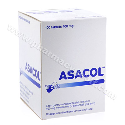 Asacol (Mesalazine) - 400mg (100 Tablets) 
