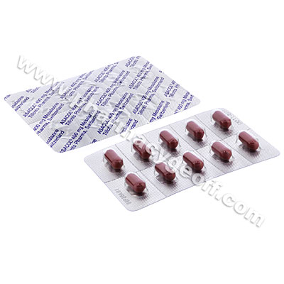 Asacol (Mesalazine) - 400mg (100 Tablets) 