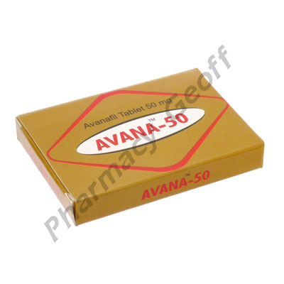 Avana-50 (Avanafil) - 50mg (4 Tablets) 