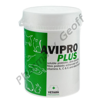 Avipro Plus (Vitamin A/Vitamin C/Vitamin E/Lactobacillus/Acidophillus/Enterococcus Faecium/Fructo-Oligosaccharide Soluble Fibre Prebiotic/Electrolytes/Dextrose) - 100g 