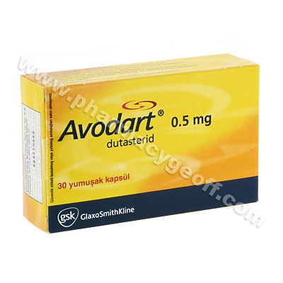 Avodart (Dutasteride) - 0.5mg (30 Capsules) (Turkey) 