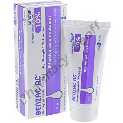 Benzac AC Gel (Benzoyl Peroxide) - 100mg/g (50g Tube)