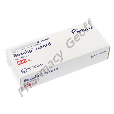 Bezalip Retard SR (Bezafibrate) - 400mg (30 Tablets) 