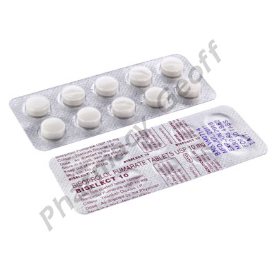 Biselect 10 (Bisoprolol Fumarate) - 10mg (10 Tablets)