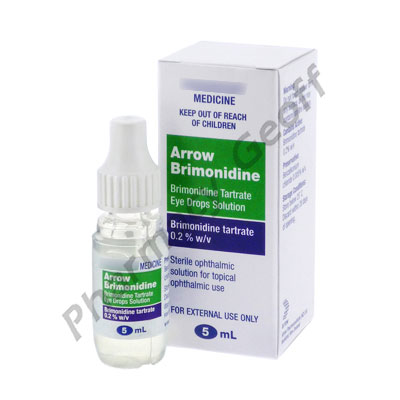 Brimonidine Eye Drops (Brimonidine Tartrate) - 0.2%(2mg/mL)(5mL Bottle)