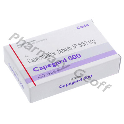 Capegard-500 (Capecitabine) - 500mg (10 Tablets) 