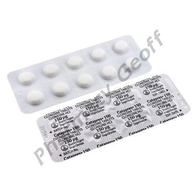 Catapres (Clonidine Hydrochloride) - 150mcg (100 Tablets) 