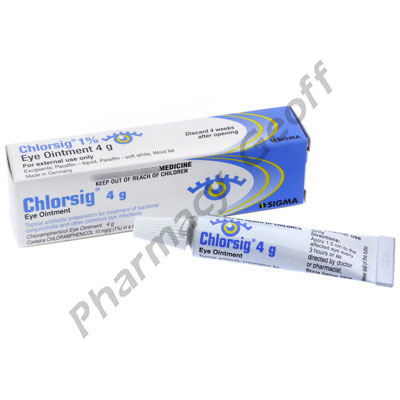 Chlorsig Ointment  (Chloramphenicol) 10mg/g (4g tube)