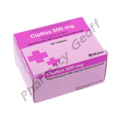 Cipflox (Ciprofloxacin) - 500mg (28 Tablets) 