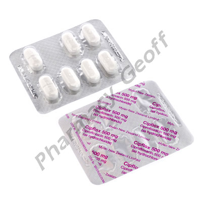 Cipflox (Ciprofloxacin) - 500mg (28 Tablets) 