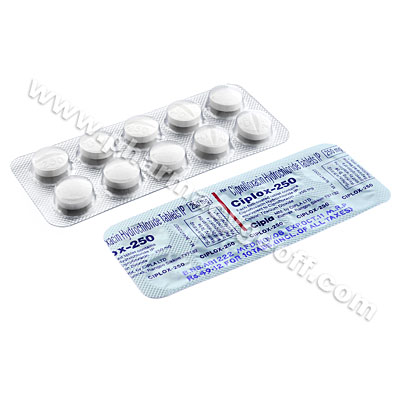 GENERIC CIPROXIN (CIPROFLOXACIN) - 250MG (10 TABLETS) 