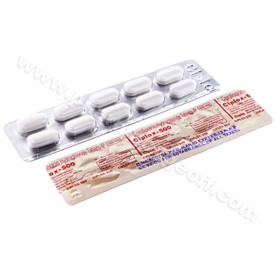 GENERIC CIPROXIN (CIPROFLOXACIN) - 500MG (10 TABLETS) 