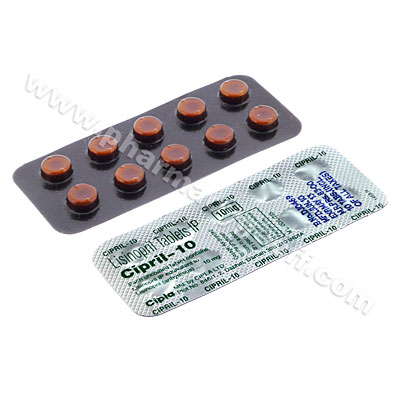 Cipril (Lisinopril) - 10mg (10 Tablets) 