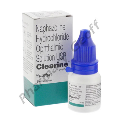Clearine Eye Drops (Naphazoline) - 0.01% (10ml)