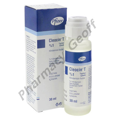Cleocin T Topical Solution (Clindamycin) - 1% (30mL)