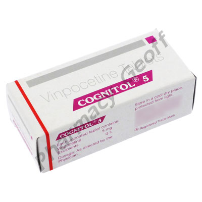 Cognitol (Vinpocetine) - 5mg (10 Tablets) 