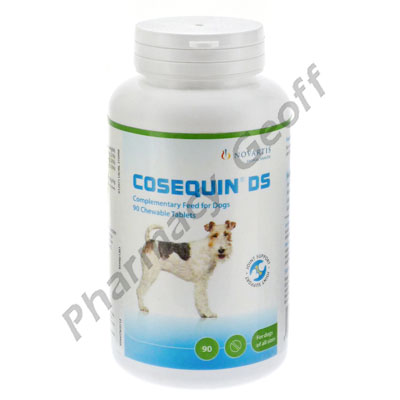 Cosequin DS Medium (Glucosamine Hydrochloride/Sodium Chondroitin Sulfate) - 500mg/400mg (90 Chewable Tablets) 