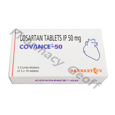 what does losartan 50 mg pill look like